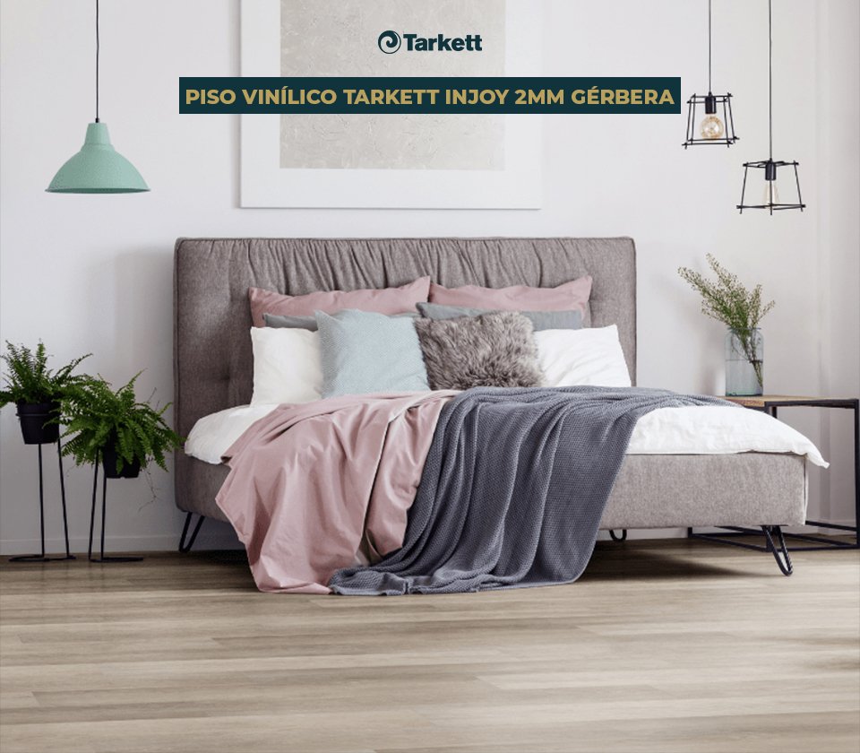 Hy Piso Vinílico Tarkett Injoy 2mm - Gérbera Cx 4,09m² - Estilo Home